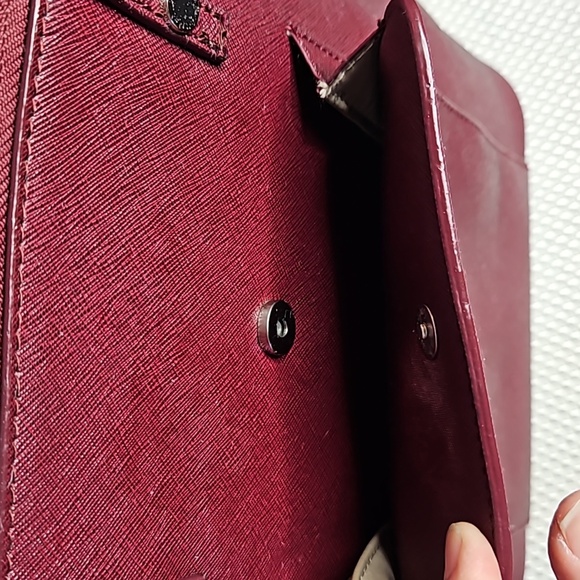 RUDSACK BURGUNDY BACKPACK PURSE - Picture 4 of 8